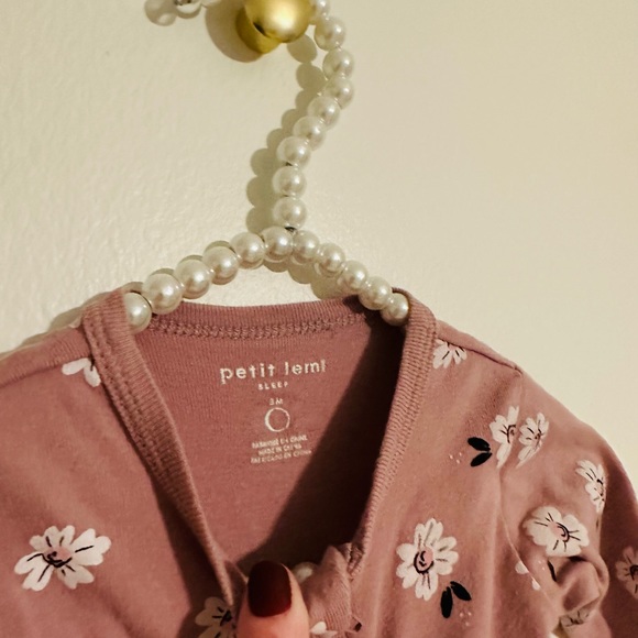 Petit Lem Cotton Zippered Onsie - Picture 2 of 3